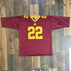 Vintage Minnesota Gophers #22 Jersey Maroon Gold NCAA Football XL Izaw